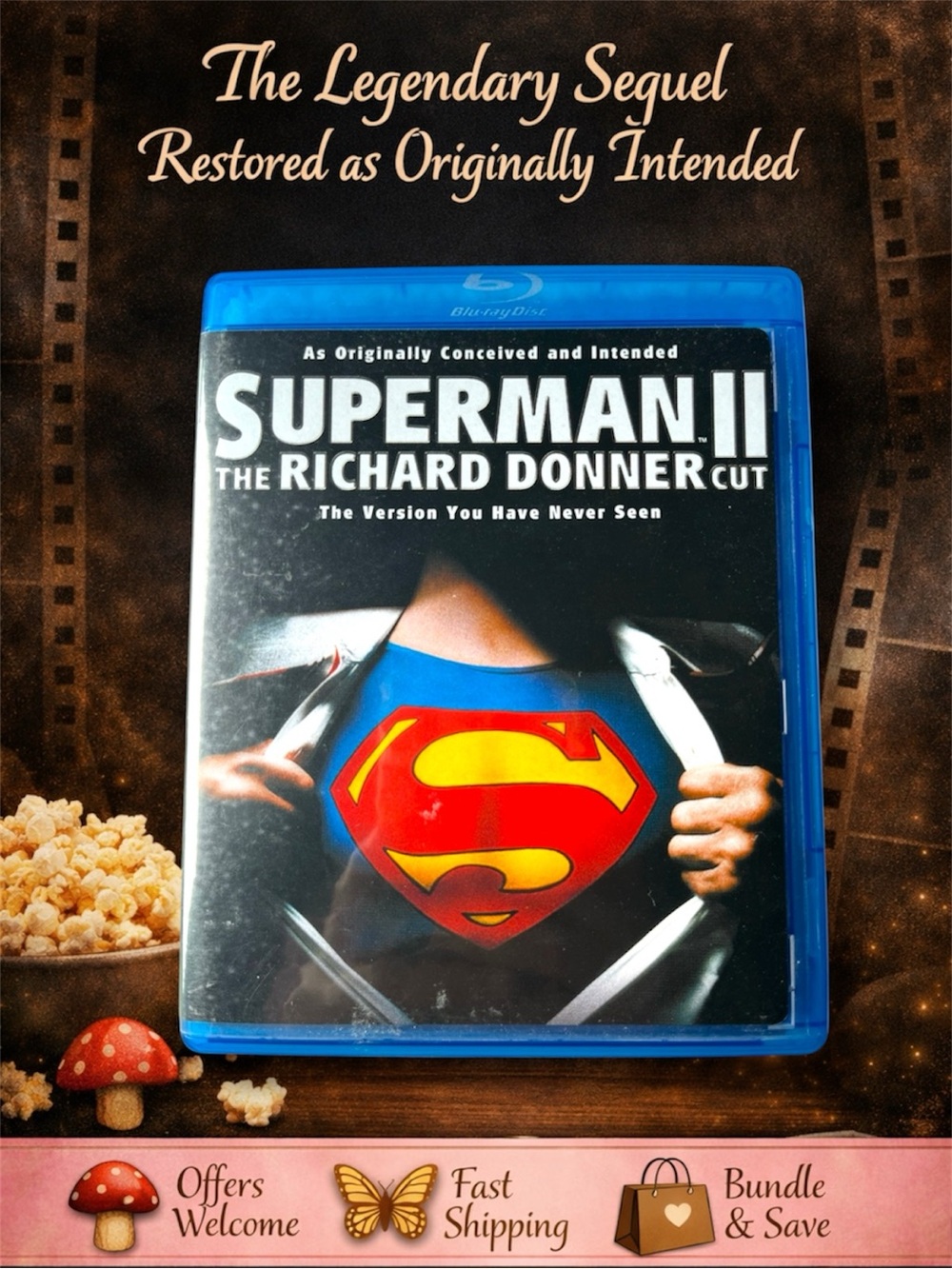 Superman II The Richard Donner Cut Blu-ray Christopher Reeve DC